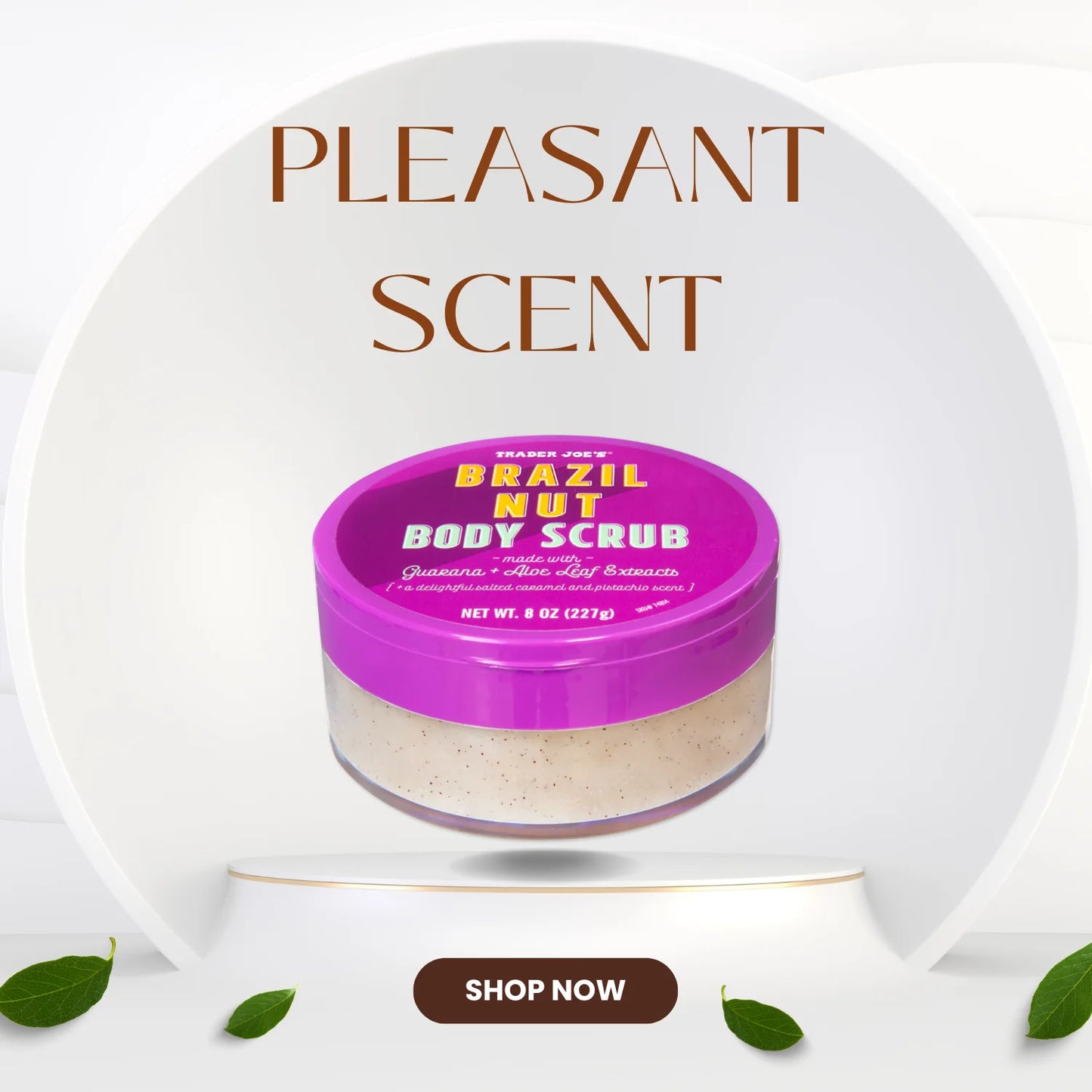 Trader Joes Brazil Nut Body Scrub 8 Oz