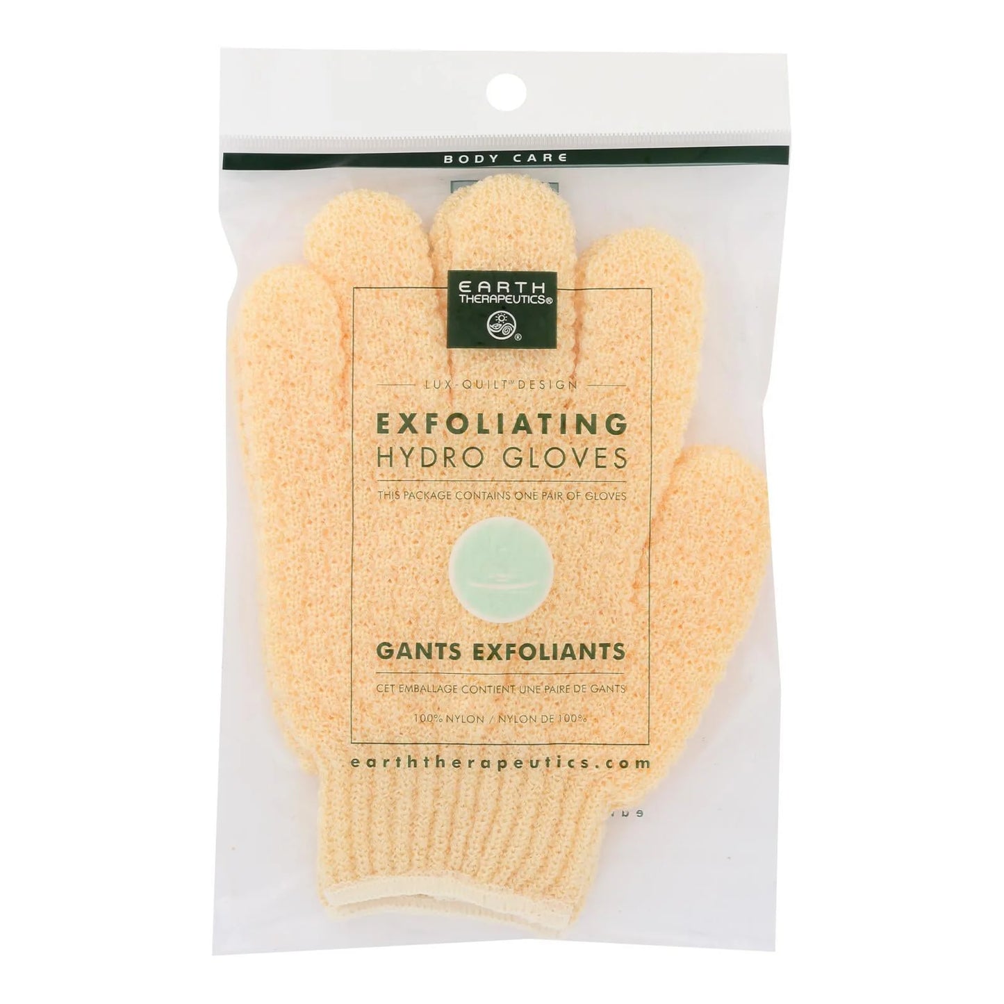 Hydro Gloves - Exfoliating - White - 1 Pair