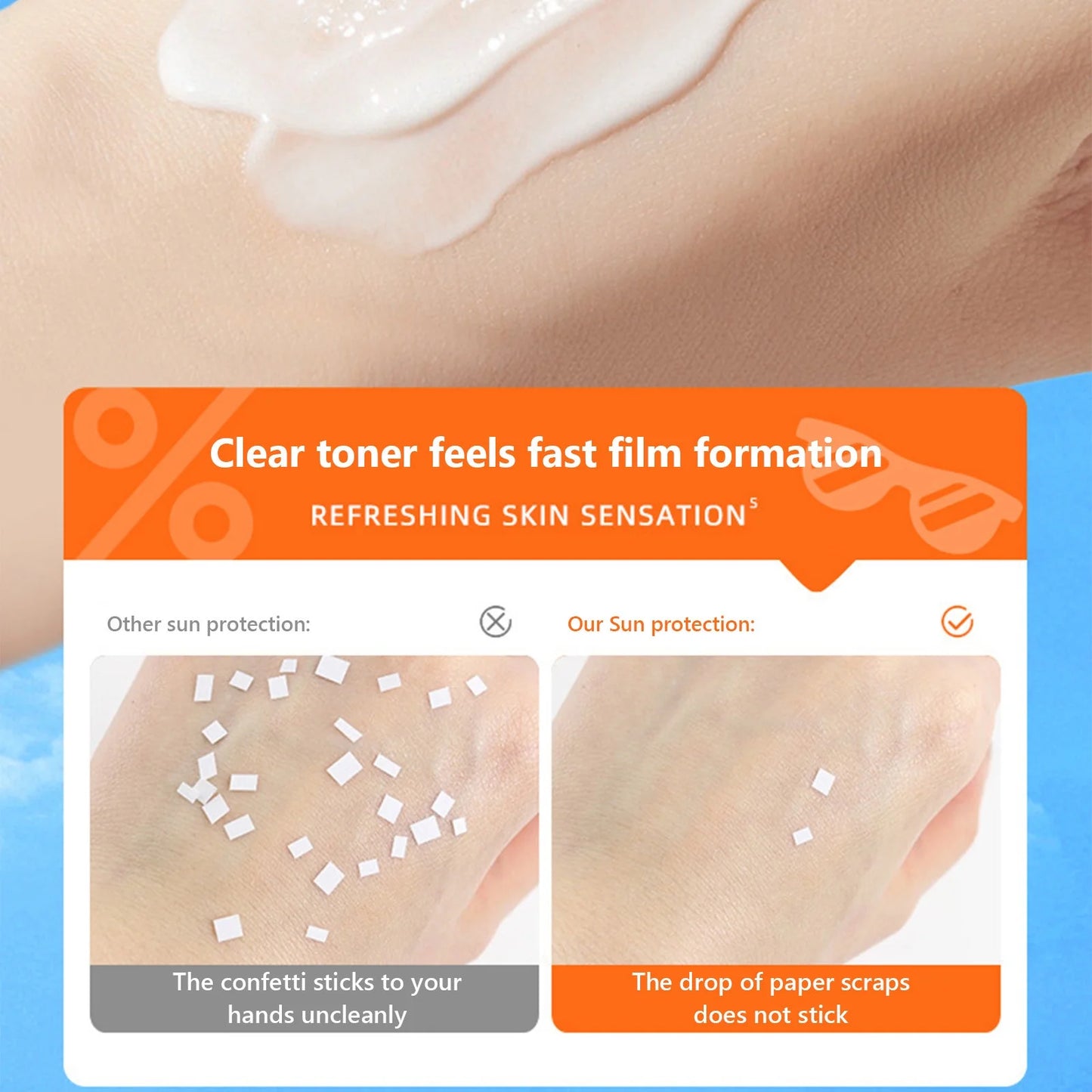 Sport Sunscreen Spray,Beach Breeze Defense: Water-Resistant Sunblock SPF 50+ - Your Companion for Fun in the Sun