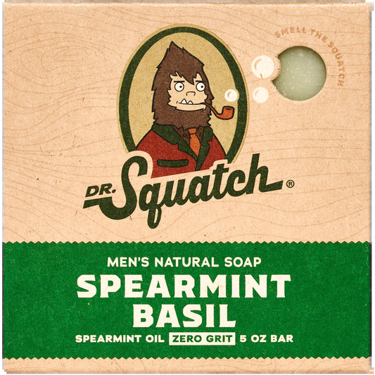 Natural Bar Soap for All Skin Types, Spearmint Basil, 5 Oz