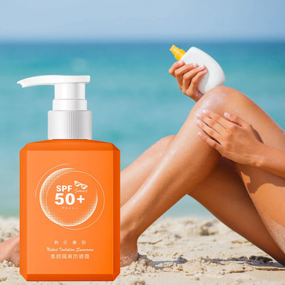 Sport Sunscreen Spray,Beach Breeze Defense: Water-Resistant Sunblock SPF 50+ - Your Companion for Fun in the Sun