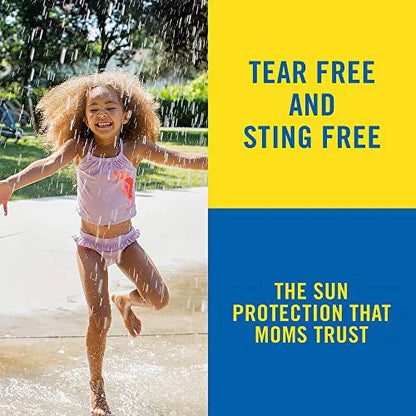 Kids Sport Sunscreen Spray, Sting-Free, Tear-Free, Broad Spectrum, SPF 50, 6Oz. - Twin Pack