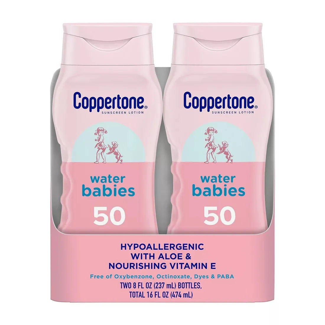 Water Babies Sunscreen Lotion, SPF 50, 8 Oz. (Pack of 2)