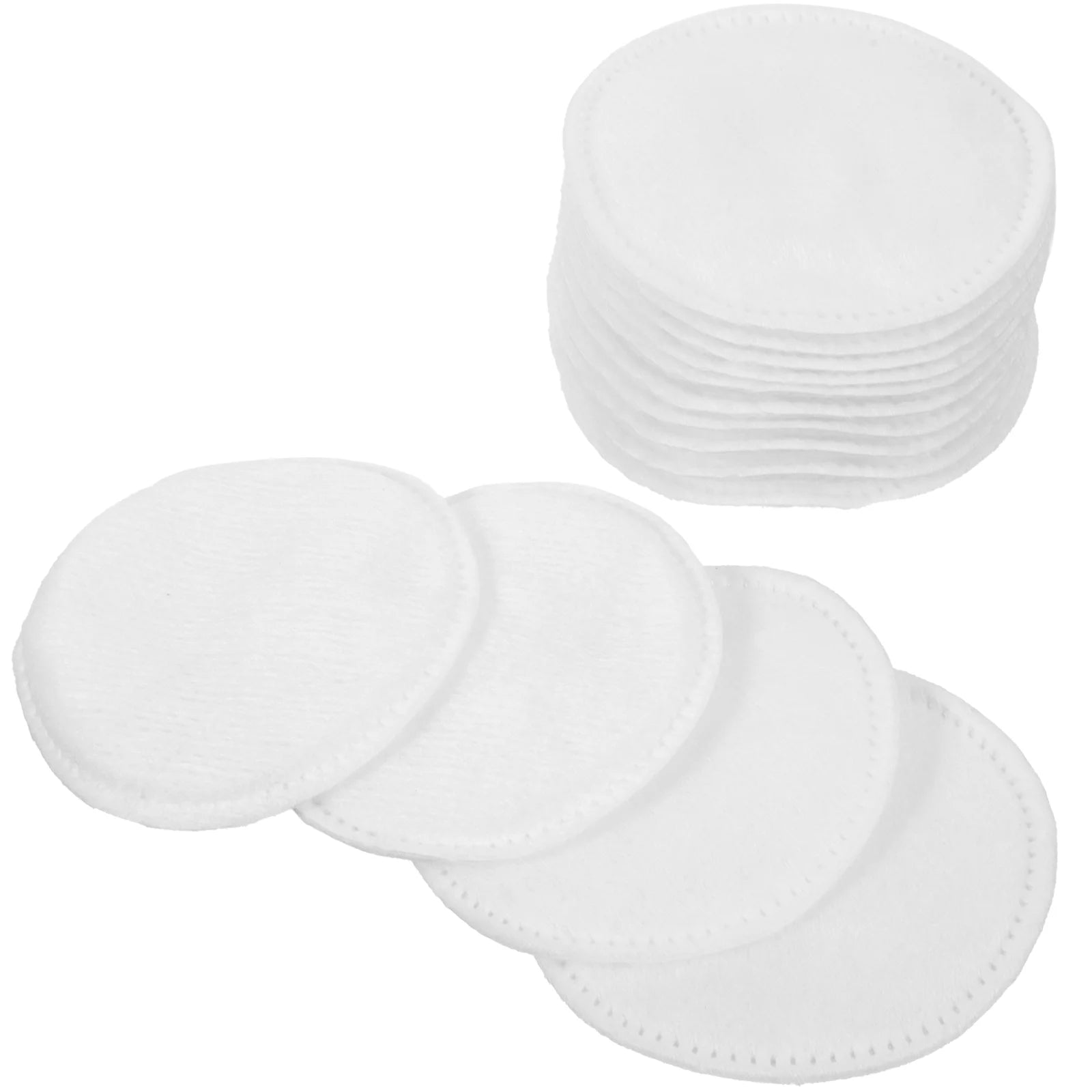 200 Pcs Makeup Cotton round Pads Thickened Three Layer Facial Cotton Remover