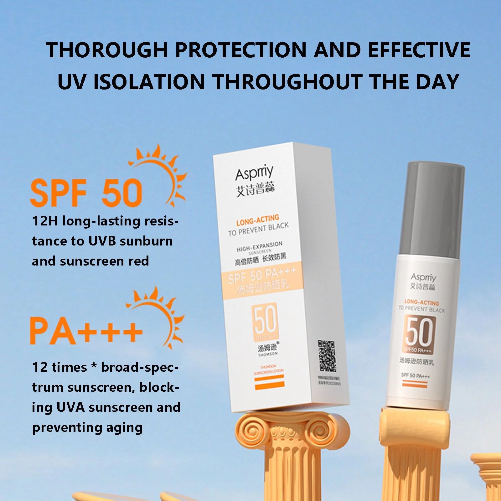 Sport Sunscreen Spray,Explorer'S Armor: Extreme Environment Sunscreen SPF 50+ - Unbeatable Protection for Adventurous Travels