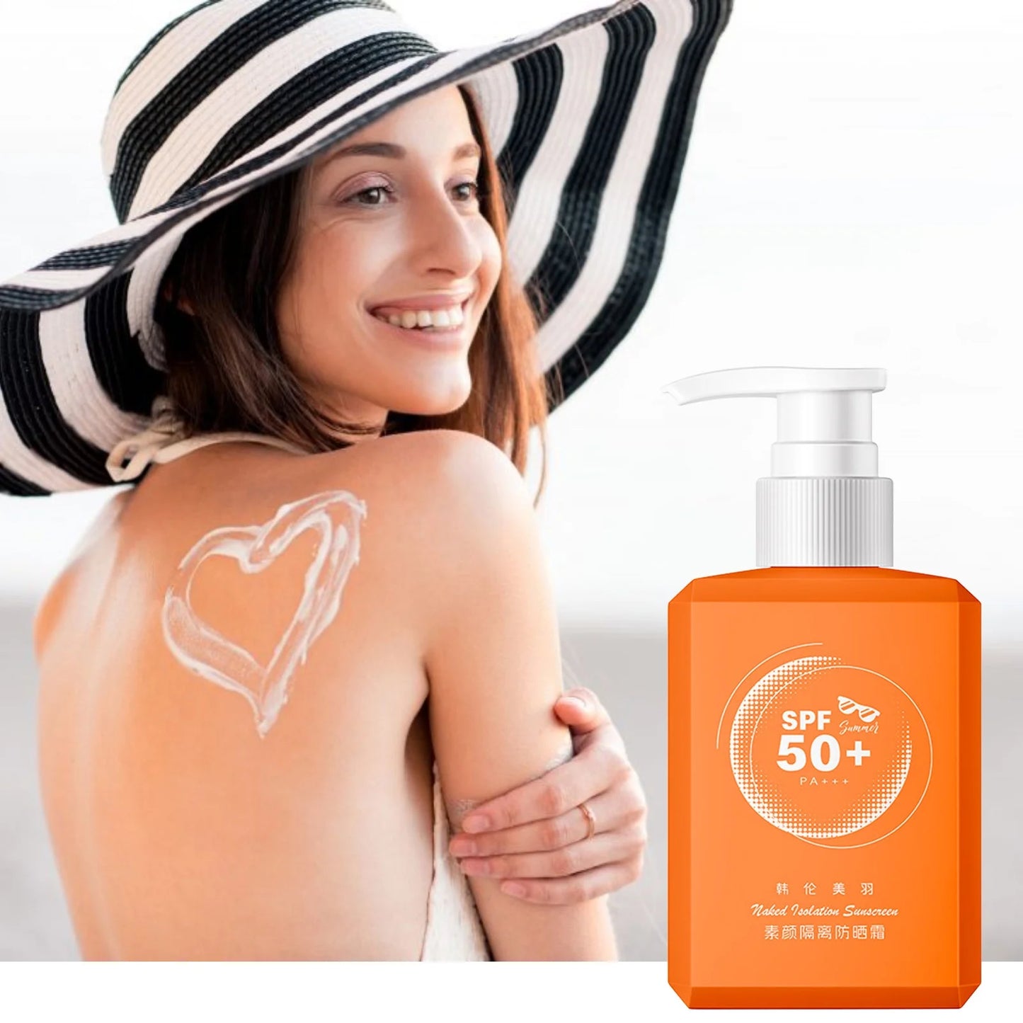Sport Sunscreen Spray,Beach Breeze Defense: Water-Resistant Sunblock SPF 50+ - Your Companion for Fun in the Sun