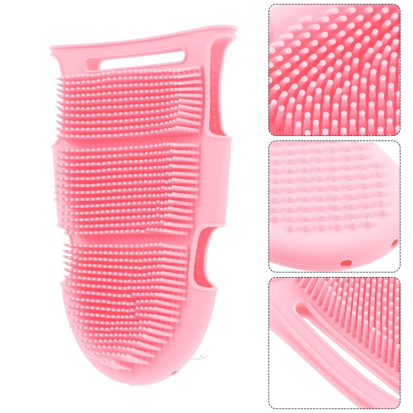 Brush Bath Massage Shower Silicone Gloves Scrubber Tool Care Exfoliating Massager Spa Skin Baby Glove Face Cleansing