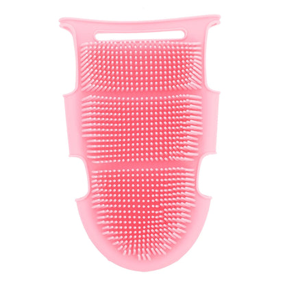 Brush Bath Massage Shower Silicone Gloves Scrubber Tool Care Exfoliating Massager Spa Skin Baby Glove Face Cleansing