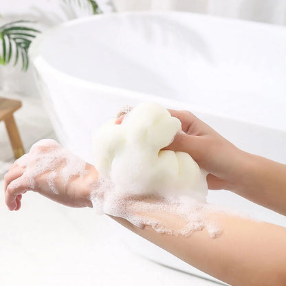 Bath Shower Loofah Large Bath Sponge Body Wash Puff Shower Pouf for Men & Women