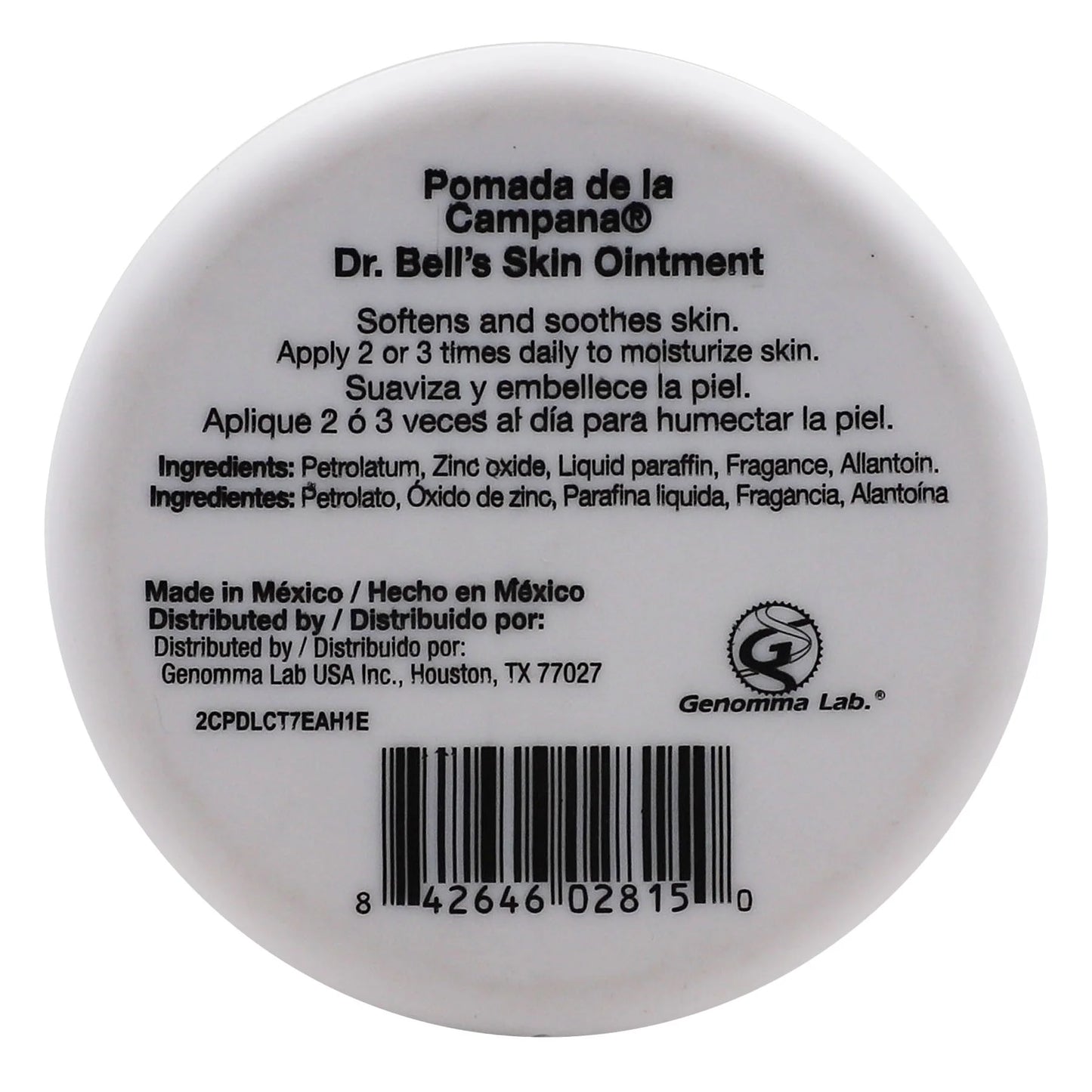 Dr. Bell"S Pomade,  for Dry Skin and Melasma 2.6 Oz Jar