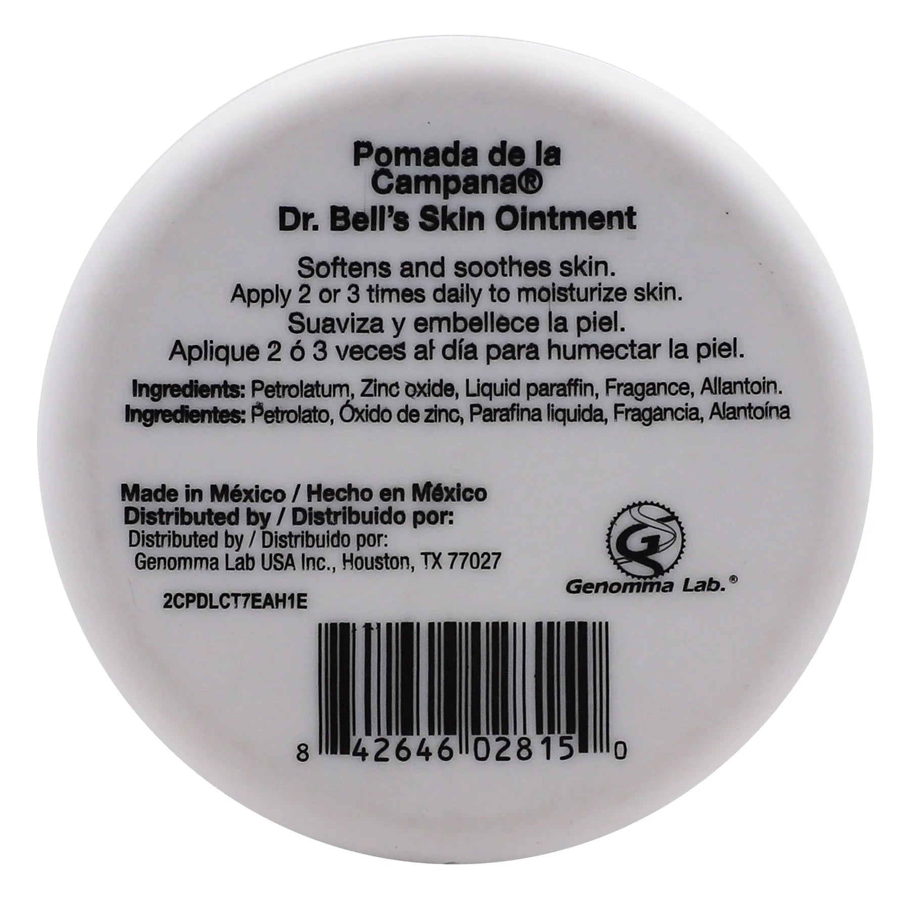 Dr. Bell"S Pomade,  for Dry Skin and Melasma 2.6 Oz Jar