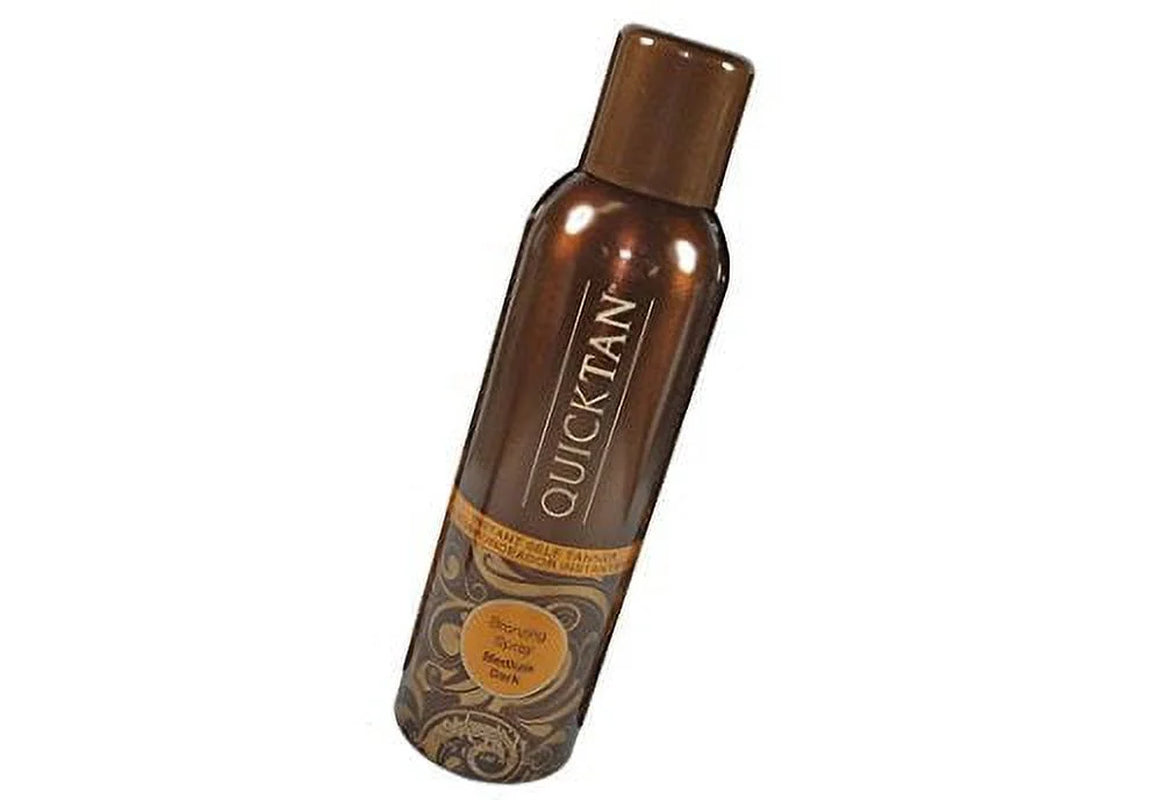 Quick Tan Instant Self Tanner Bronzing Spray, Medium/Dark 6 Oz (6Pack)