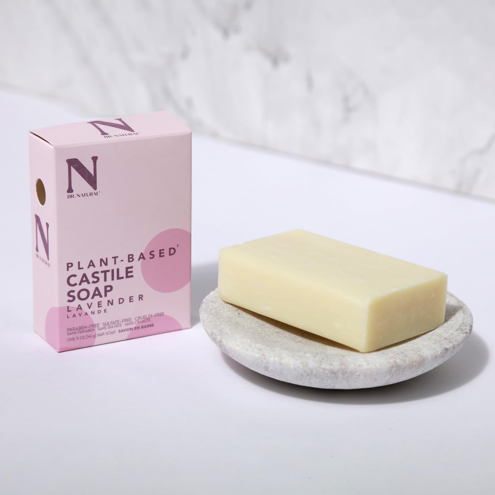 Pack of 2  Castile Bar Soap - Lavender , 2 X 8 Oz Soap