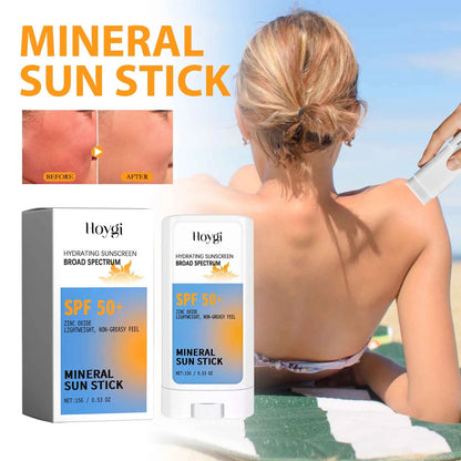 Sheer Mineral Sunscreen Stick for Face & Body,Sunguard Pro: Broad Spectrum Sunscreen SPF 50+ - Ultimate Protection for Outdoor Enthusiasts