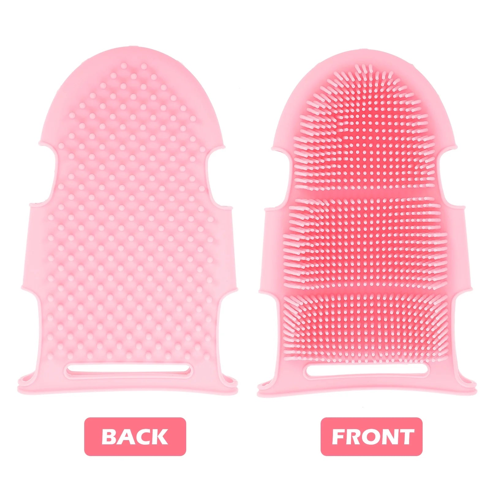 Brush Bath Massage Shower Silicone Gloves Scrubber Tool Care Exfoliating Massager Spa Skin Baby Glove Face Cleansing