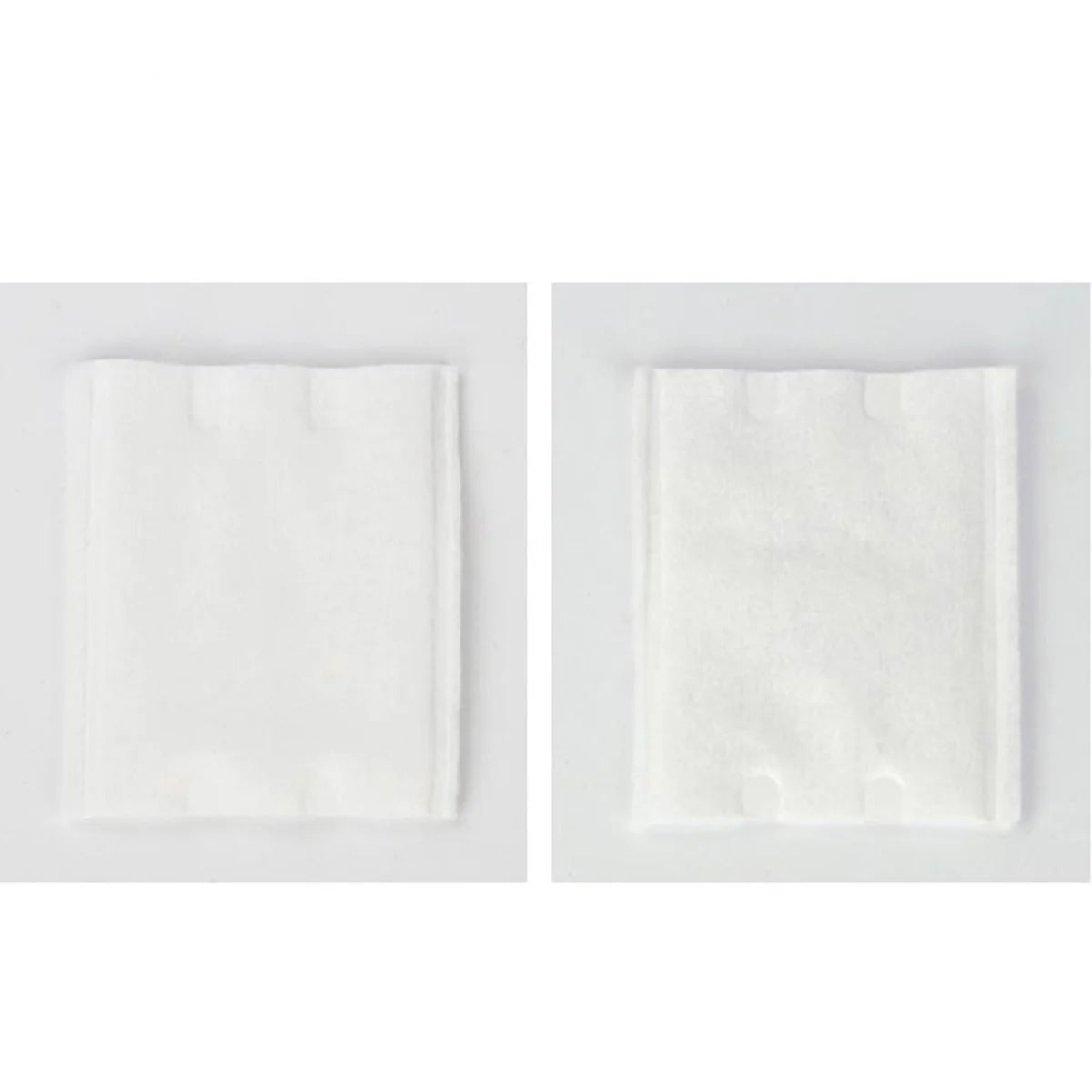 64 Pcs Portable Cotton Piece Makeup Remover Individual Pack Cotton Square Pad (Random Color)