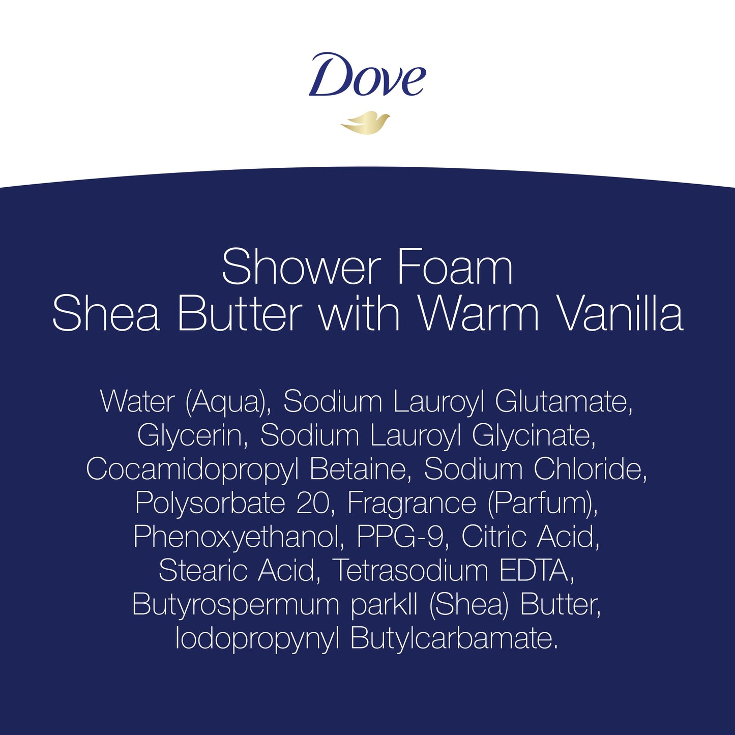 Shea Butter with Warm Vanilla Shower Foam, 13.5 Oz