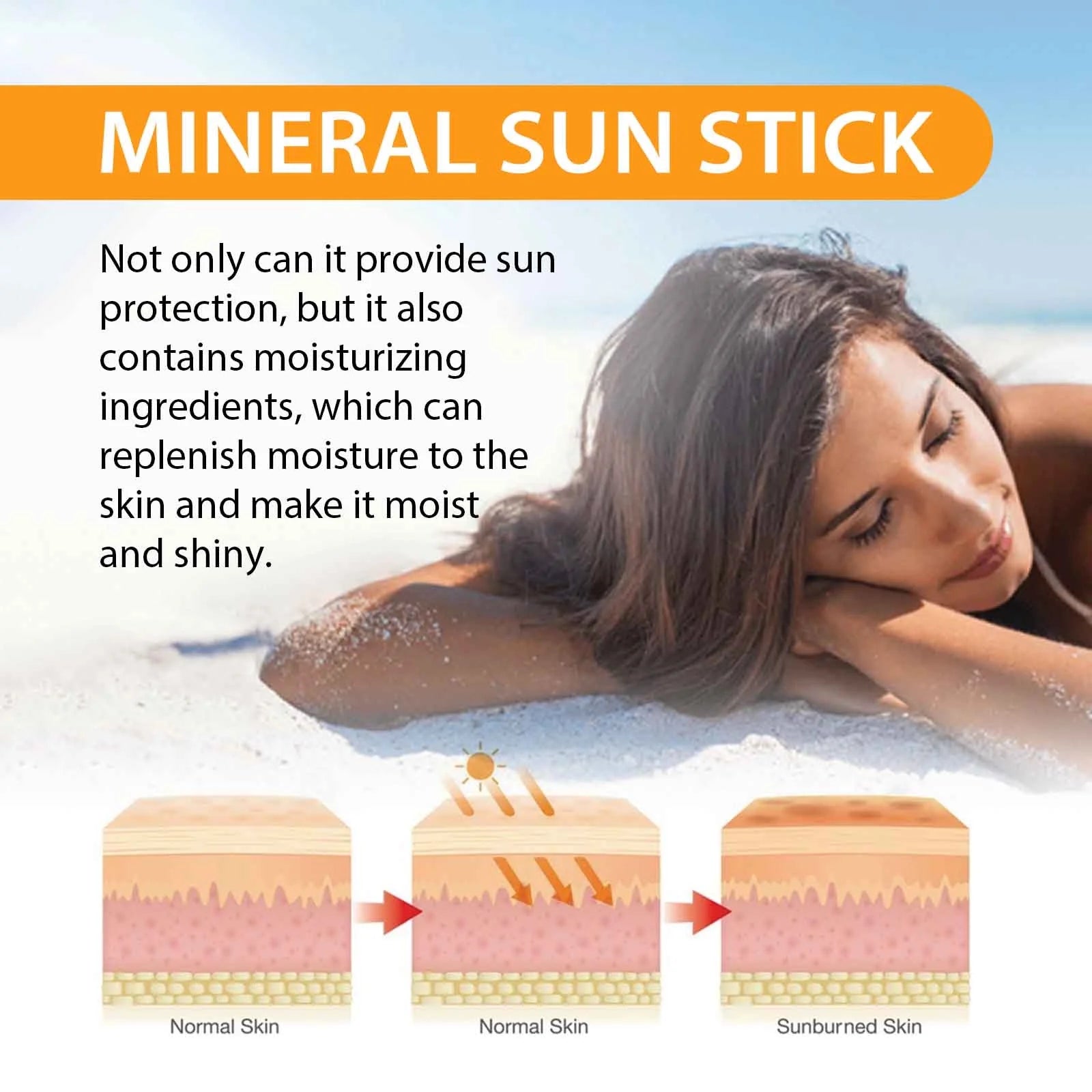 Sheer Mineral Sunscreen Stick for Face & Body,Sunguard Pro: Broad Spectrum Sunscreen SPF 50+ - Ultimate Protection for Outdoor Enthusiasts