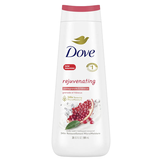 Women'S Body Wash Rejuvenating Pomegranate & Hibiscus Gentle Skin Cleanser All Skin, 20 Oz