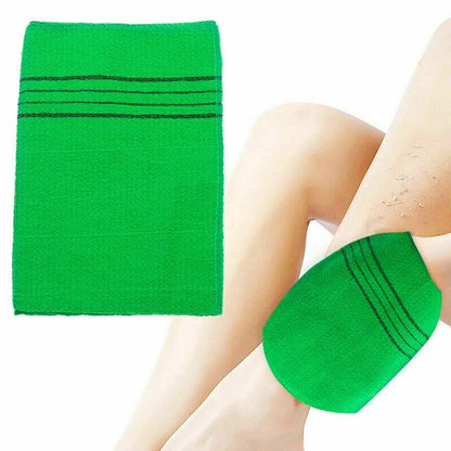 5 Pcs Korean Italy Asian Exfoliating Mitt Exfoliating Bath Washcloth Body Scrub Mitt Shower Washcloth Double Sided Exfoliating Cloth Gloves