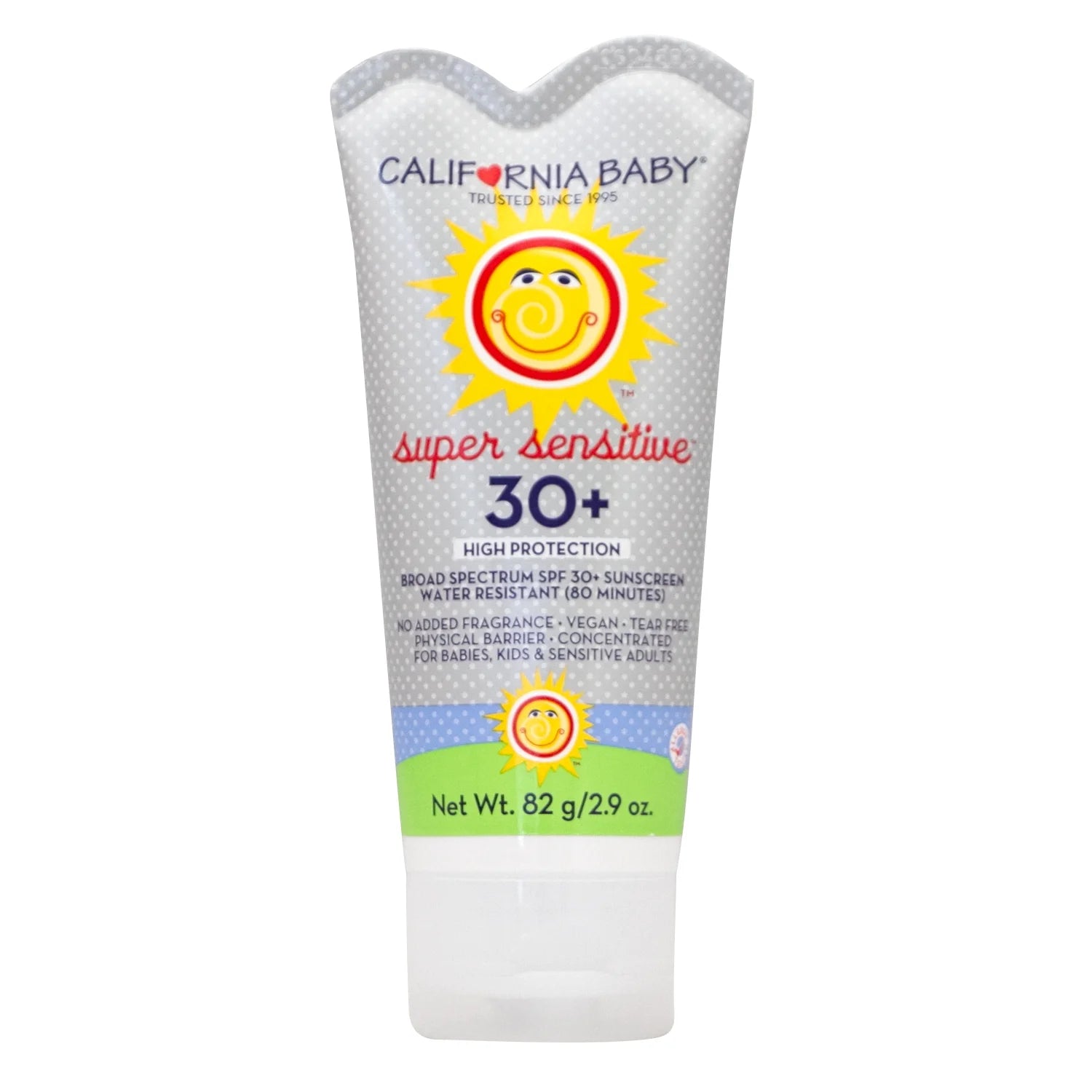 Super Sensitive No Added Fragrance Mineral Sunscreen, SPF 30+, 2.9 Oz