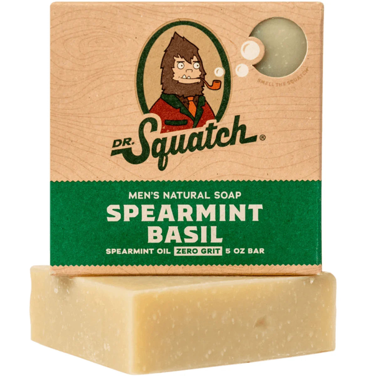 Natural Bar Soap for All Skin Types, Spearmint Basil, 5 Oz