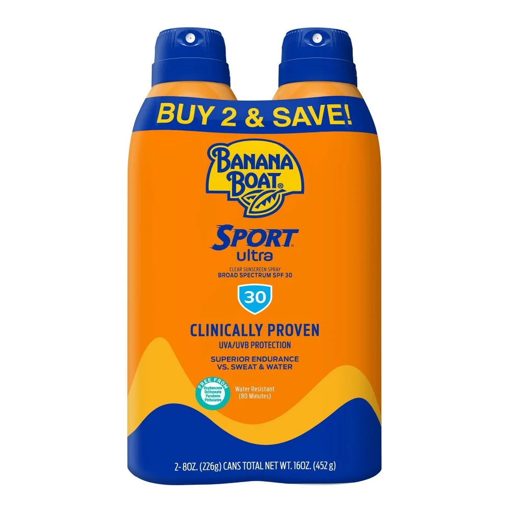 Ultra Sport Clear Sunscreen Spray - SPF 30 - 16 Fl Oz