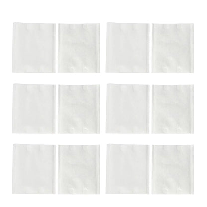 64 Pcs Portable Cotton Piece Makeup Remover Individual Pack Cotton Square Pad (Random Color)