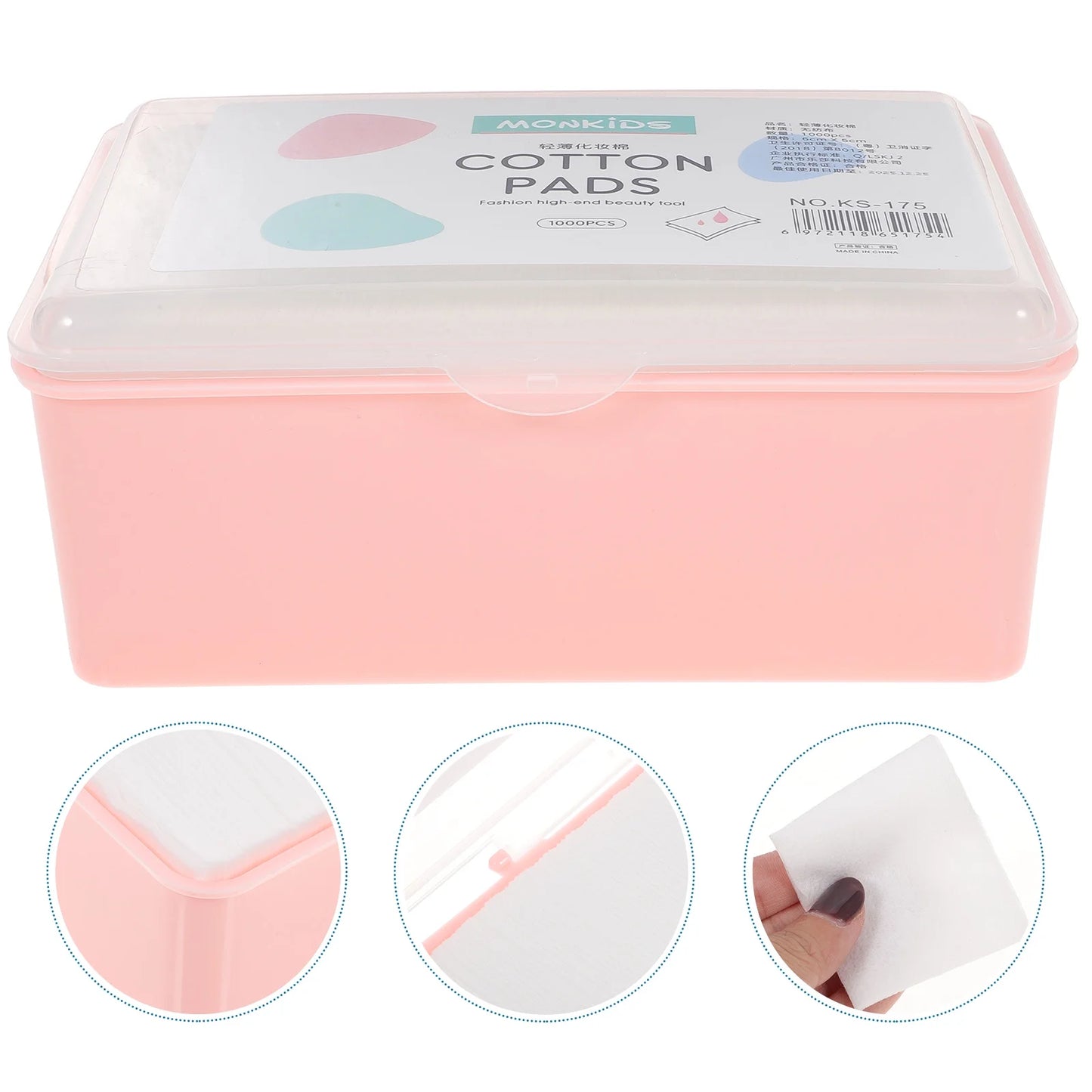 1000Pcs Facial Cleansing Pads Disposable Face Pads Makeup Remover Pads