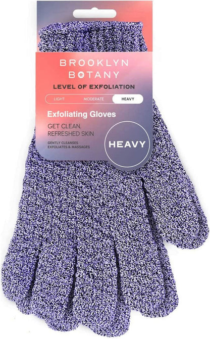 Exfoliating Gloves for Bath and Shower – Heavy Duty Exfoliating Body Scrubber for Massage and Dead Skin Remover for Body – 1 Pair