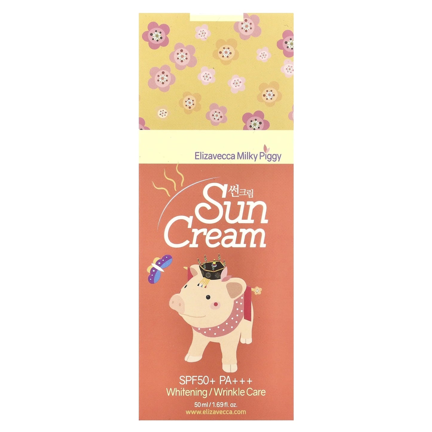 Milky Piggy, Sun Cream, SPF 50+, PA+++, 1.69 Fl. (50 Ml)