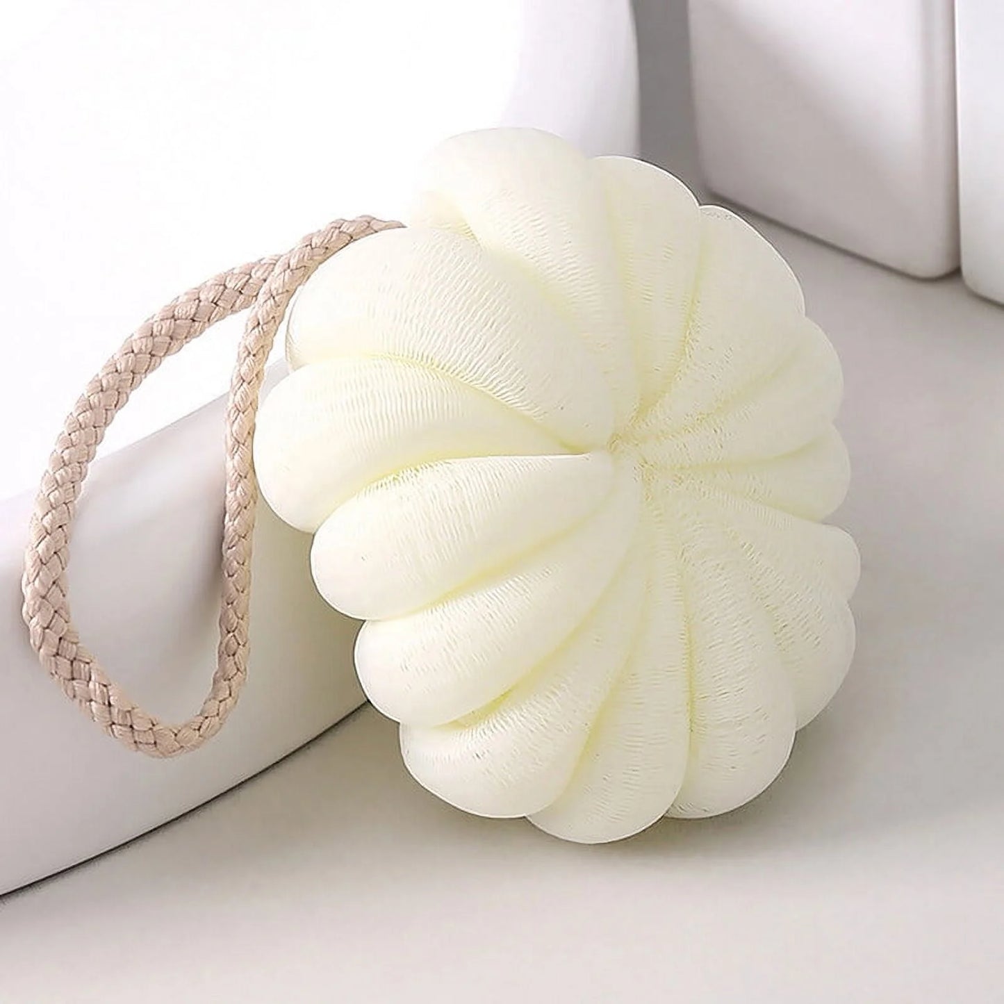 Bath Shower Loofah Large Bath Sponge Body Wash Puff Shower Pouf for Men & Women