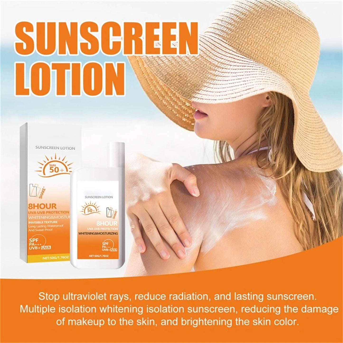 Beach Defense Sunscreen Lotion,Summit Shield: High Altitude Sun Cream SPF 50+ - Defend Your Skin on Alpine Adventures