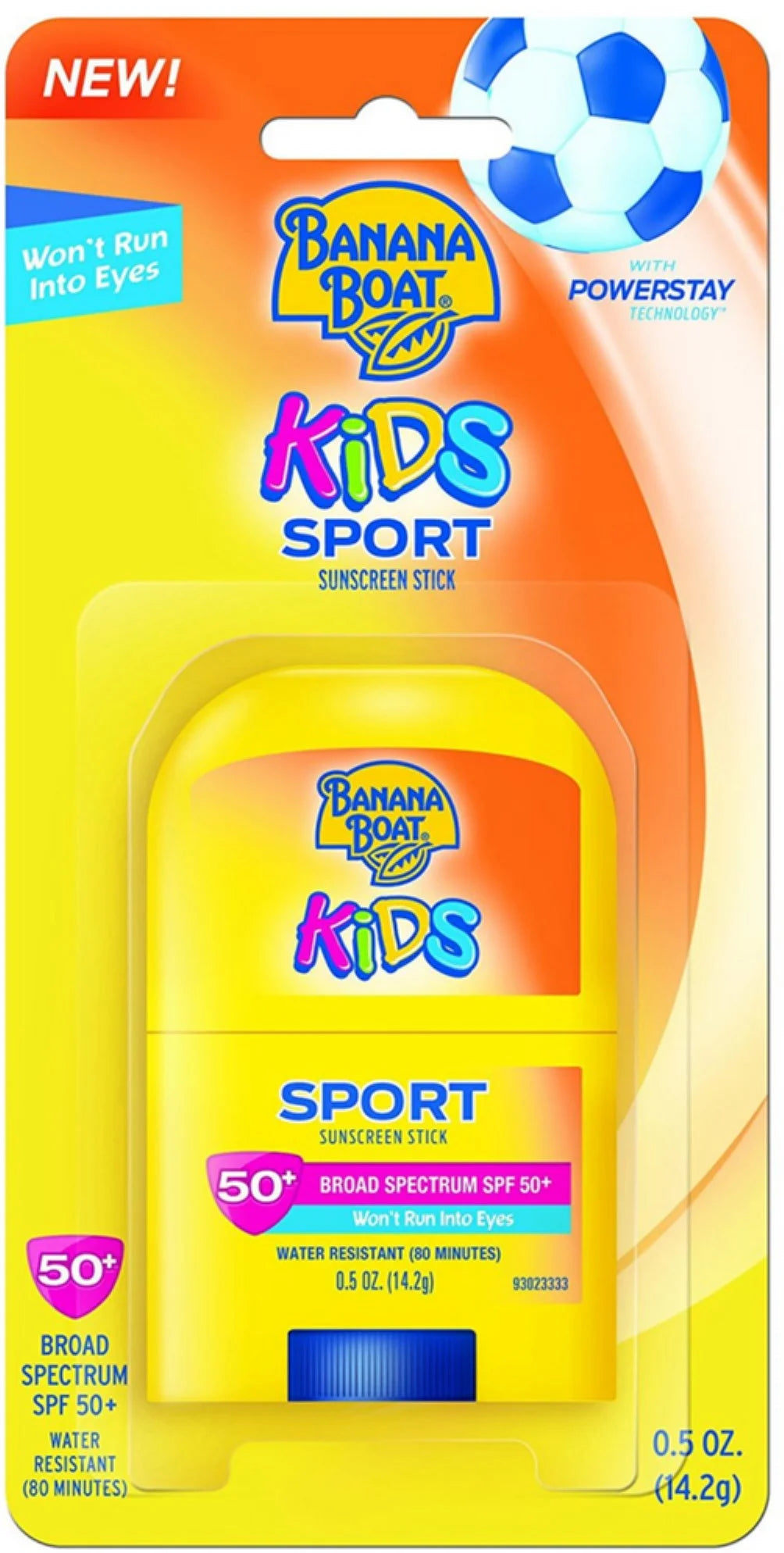 Kids Sport Broad Spectrum Sunscreen Stick with SPF 50 0.50 Oz (Pack of 2)