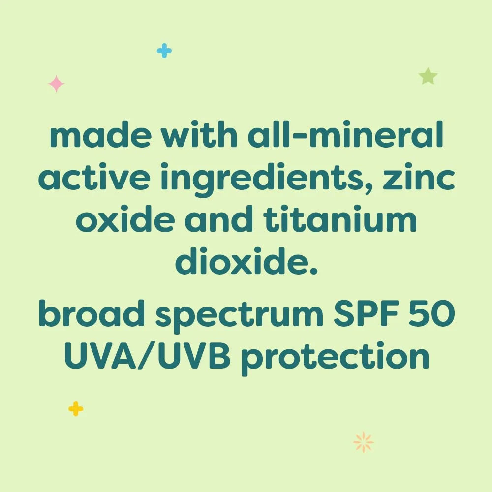 SPF 50 Baby Mineral Sunscreen Lotion | UVA UVB Protection | Octinoxate & Oxybenzone Free | Water Resistant, Value Size, 8Oz