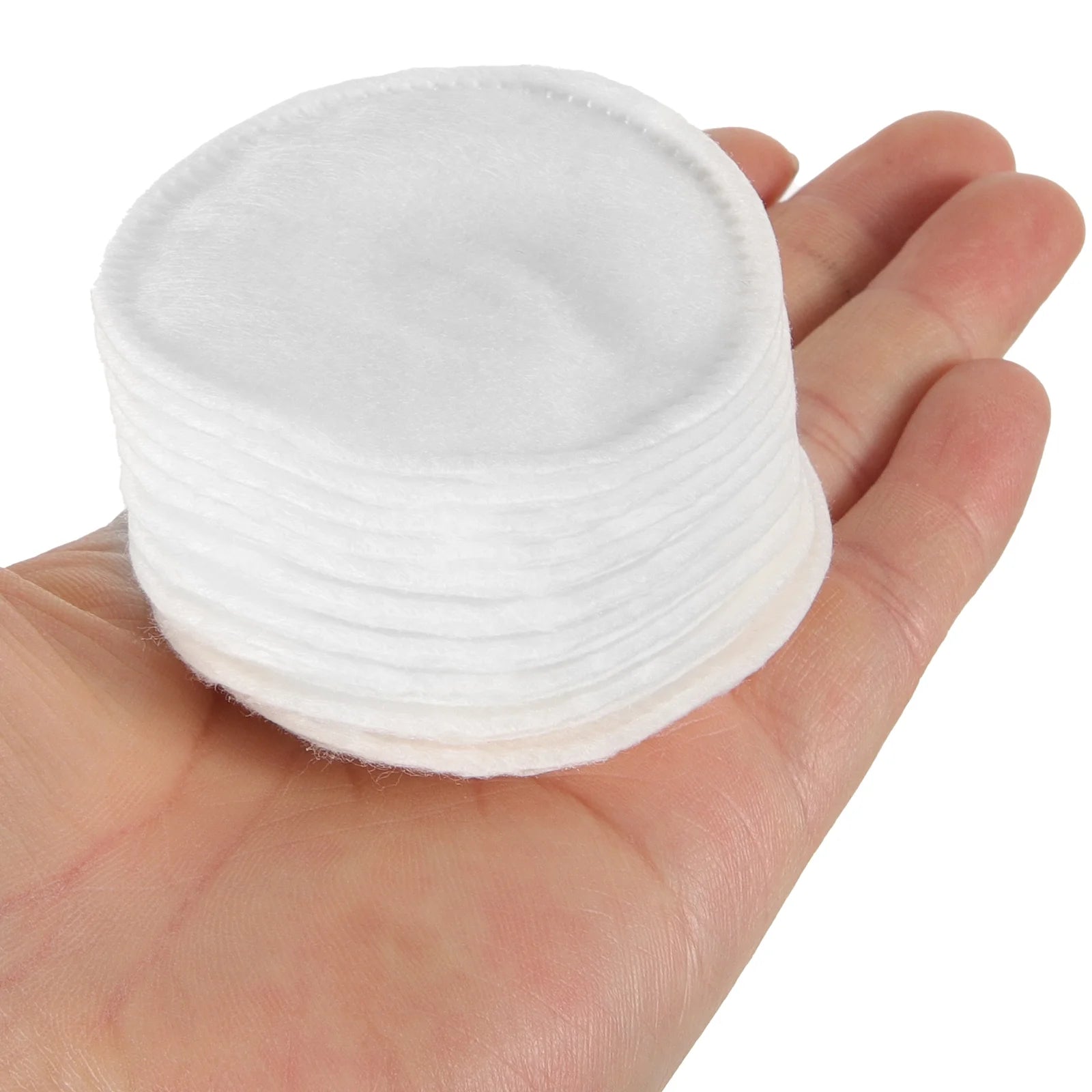 200 Pcs Makeup Cotton round Pads Thickened Three Layer Facial Cotton Remover