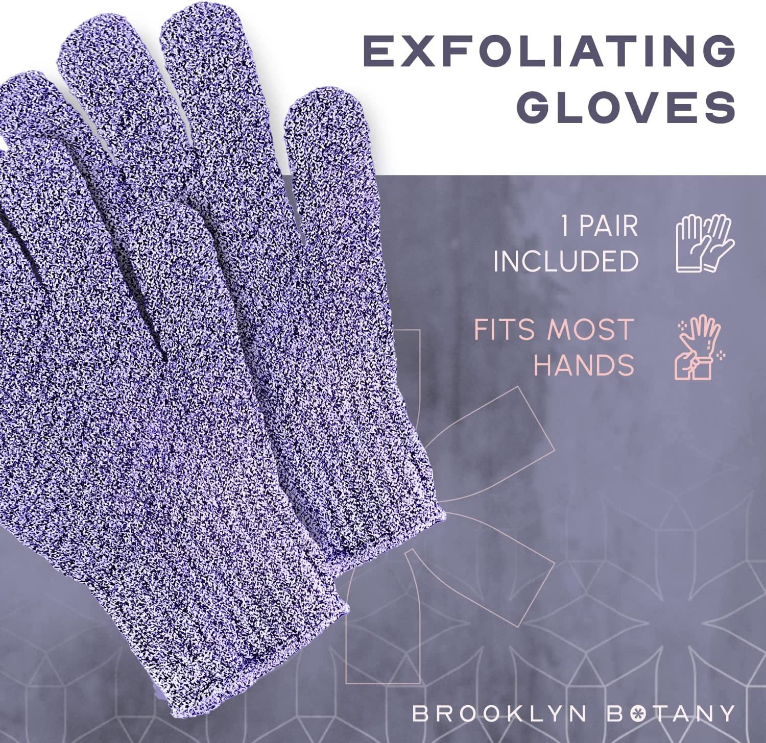 Exfoliating Gloves for Bath and Shower – Heavy Duty Exfoliating Body Scrubber for Massage and Dead Skin Remover for Body – 1 Pair