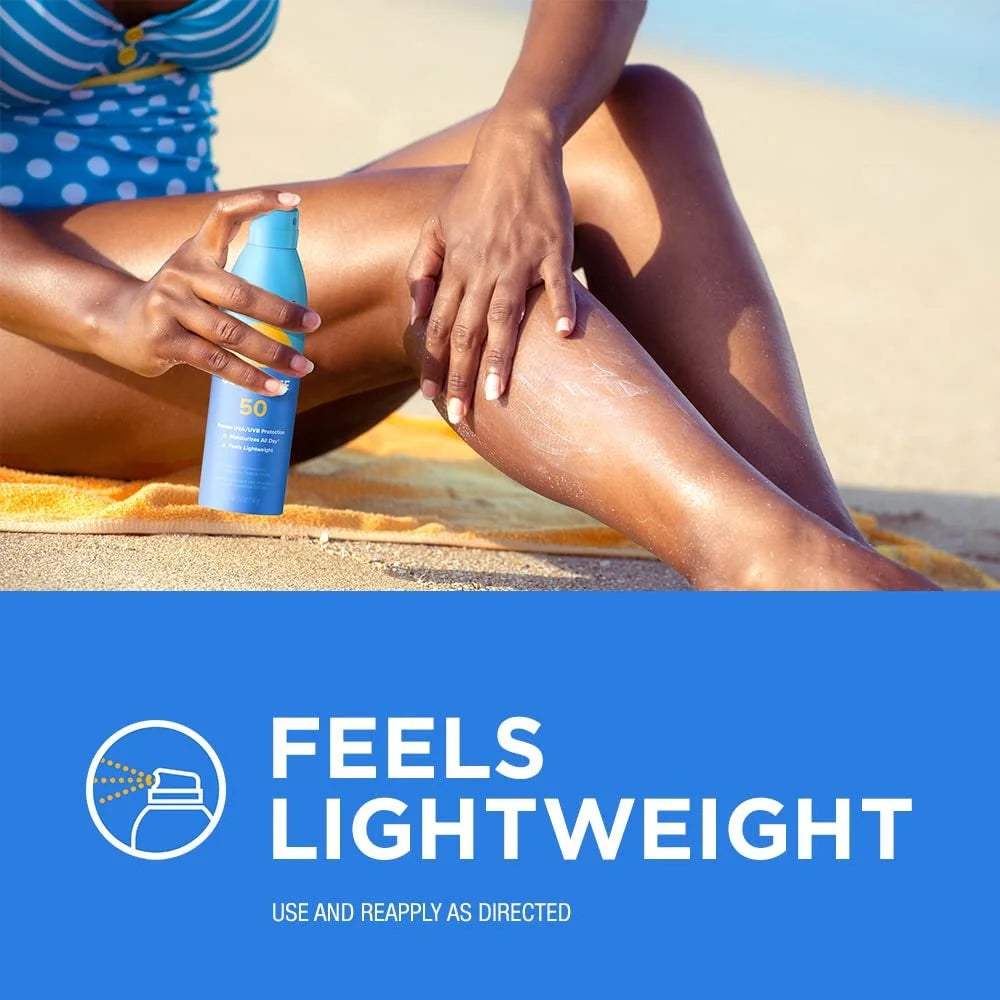 COMPLETE SPF 50 Sunscreen Spray, Lightweight, Moisturizing Sunscreen Pack, Water Resistant Spray Sunscreen SPF 50, 5.5 Oz Spray, Pack of 3